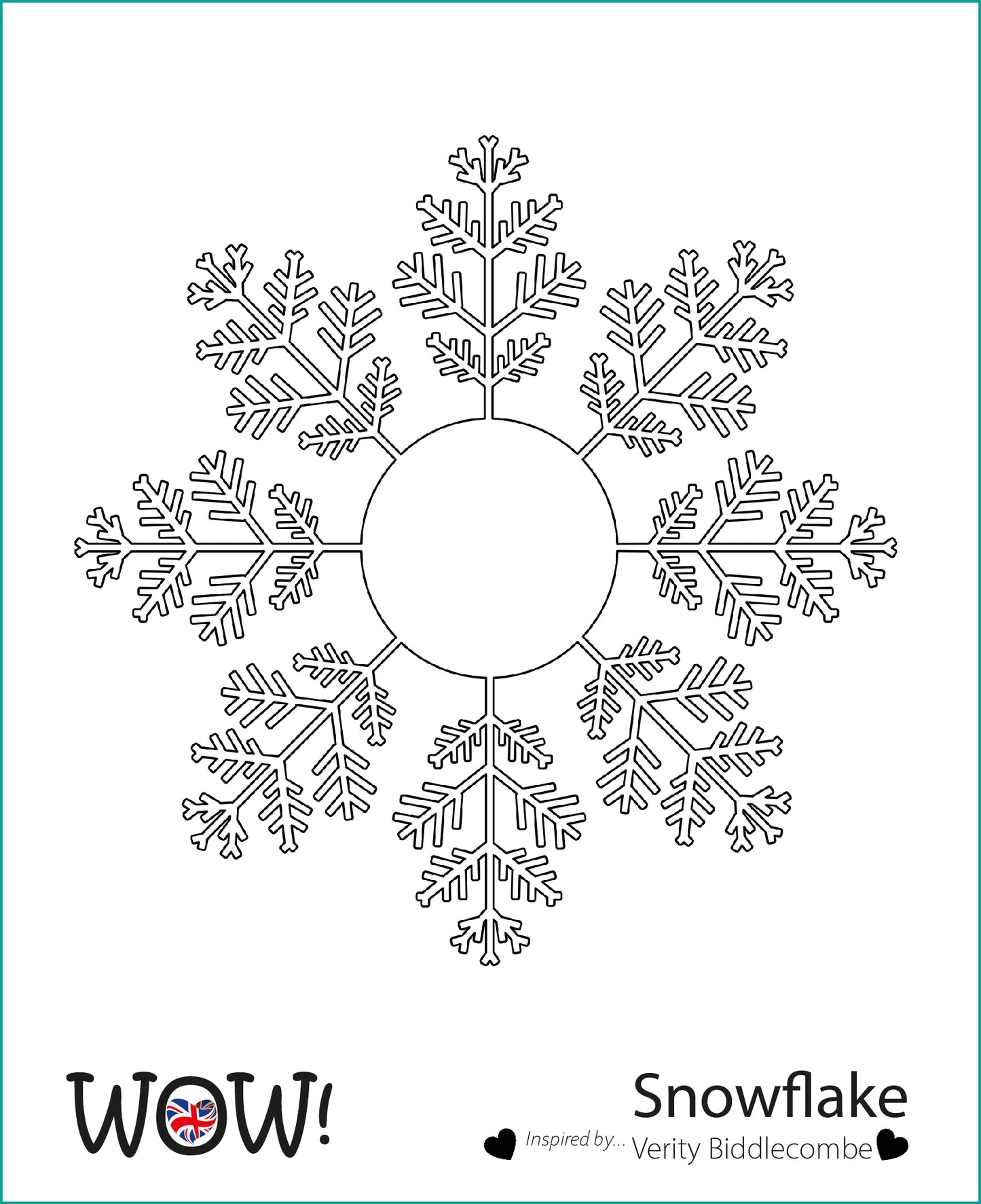 Stencil Wow - Snowflake (by Verity Biddlecombe)