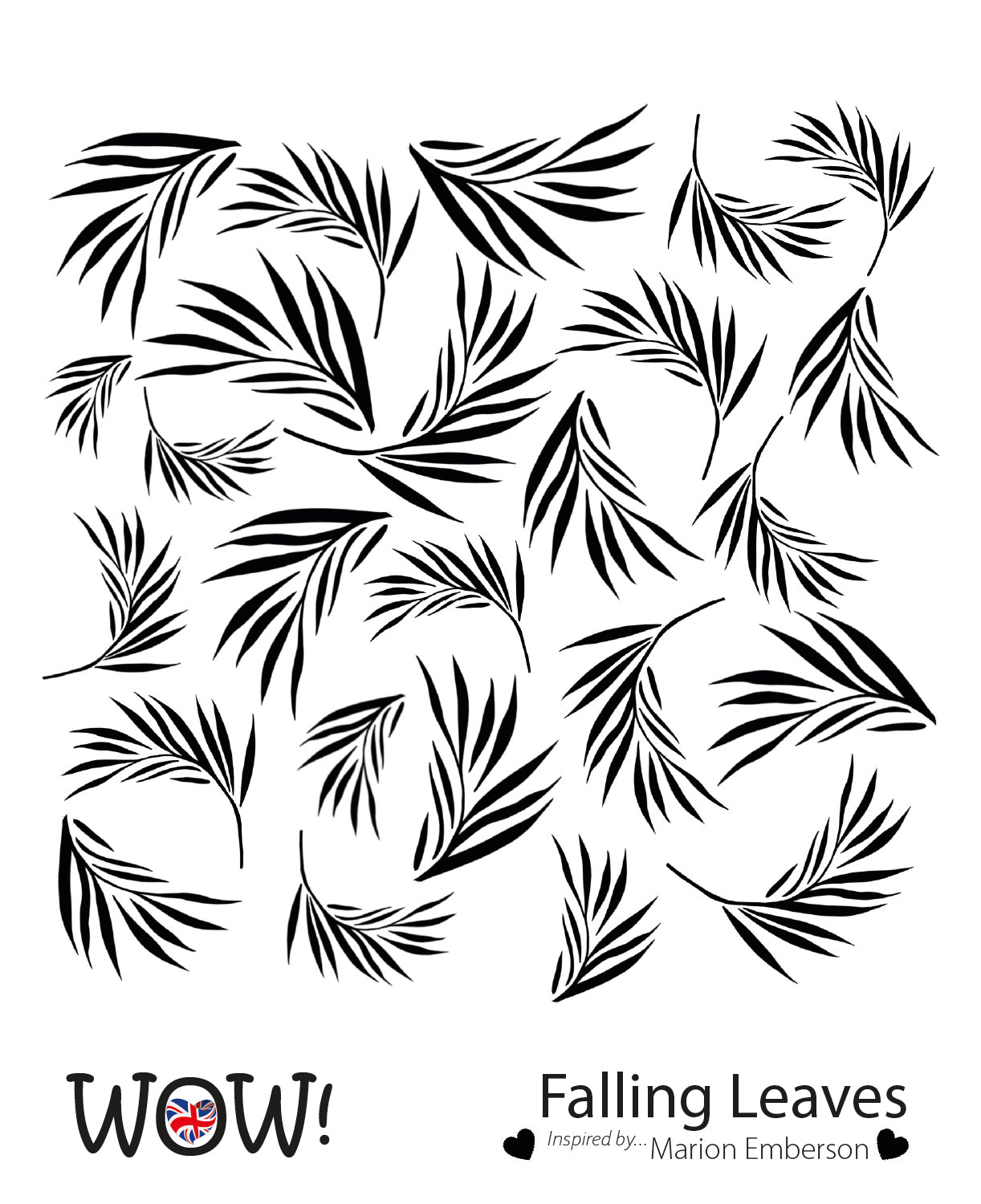 Stencil Wow - Falling Leaves (by Marion Emberson)