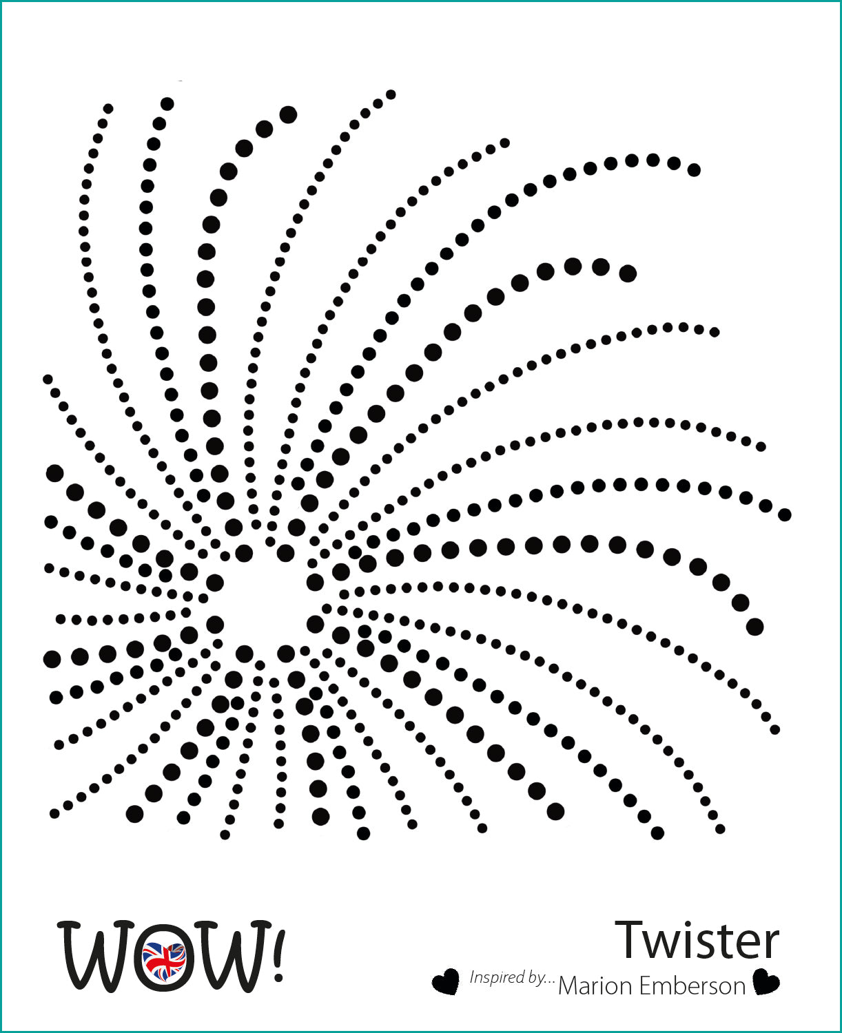 Stencil Wow - Twister (by Marion Emberson)