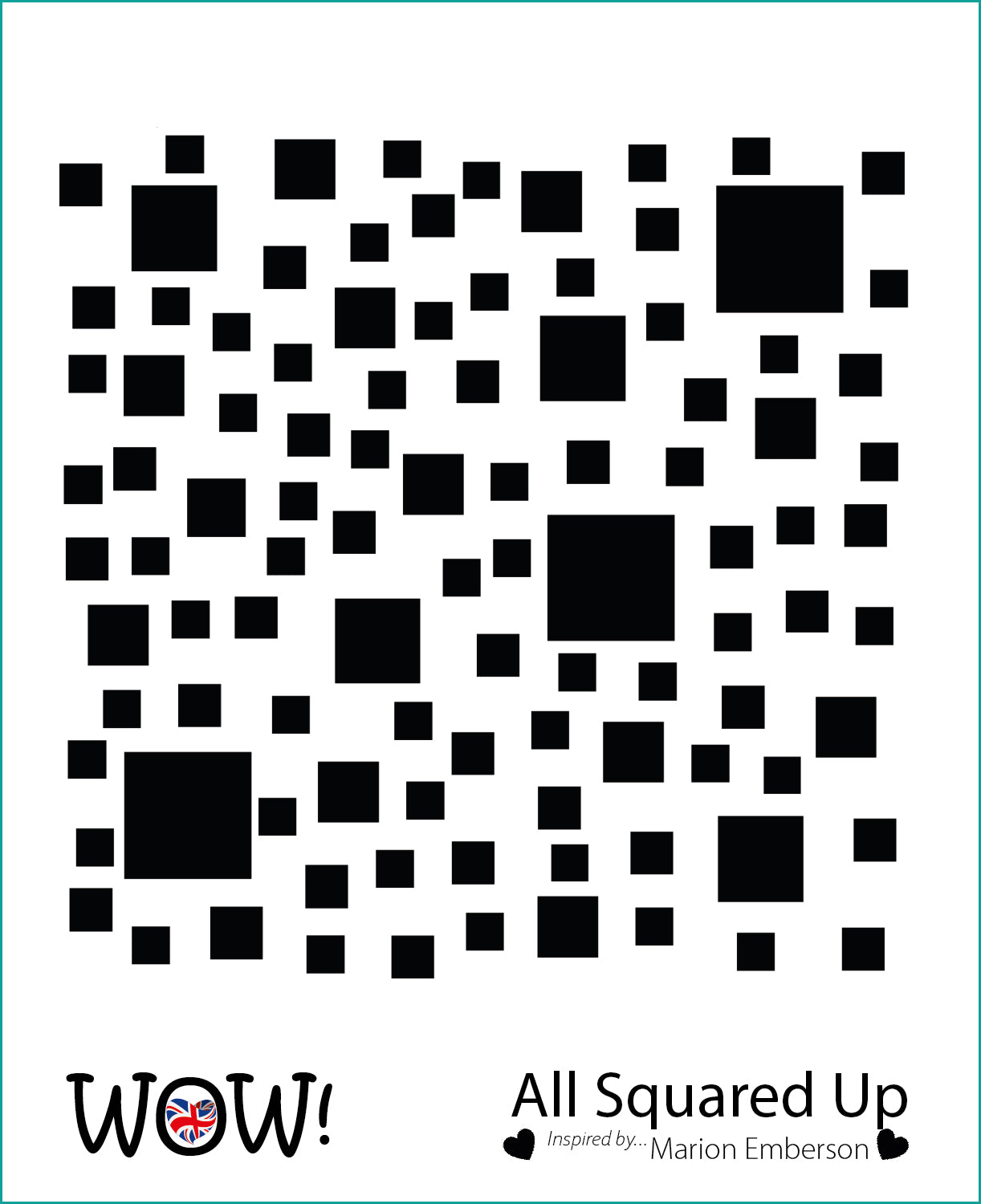 Stencil Wow - All Squared Up (by Marion Emberson)