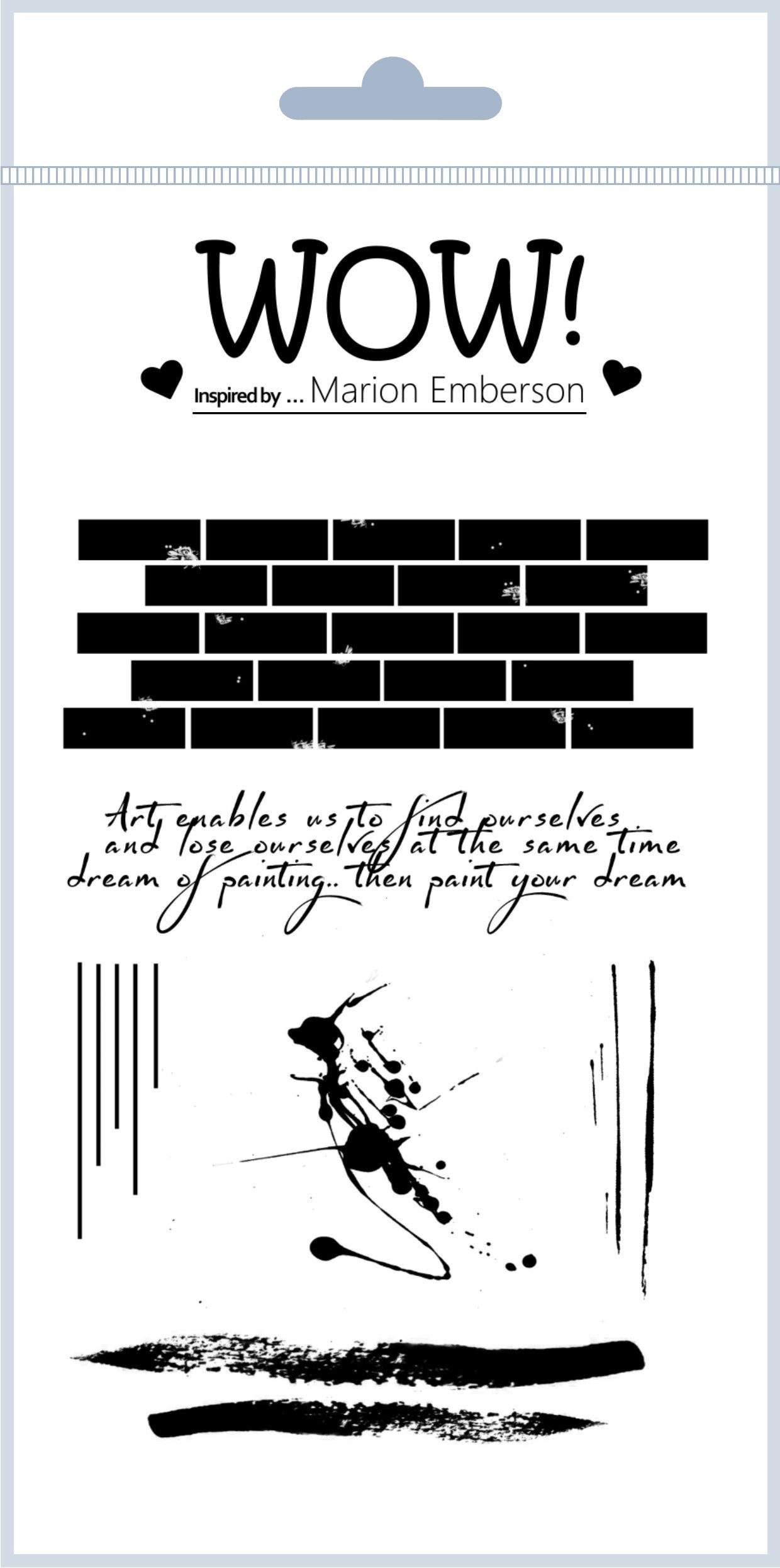 Set de sellos Wall Art Stamp (by Marion Emberson)