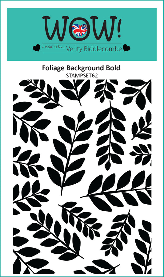 Set de sellos Wow Stamp (A6) - Foliage Bkgrd Bold (by Verity Biddlecombe)