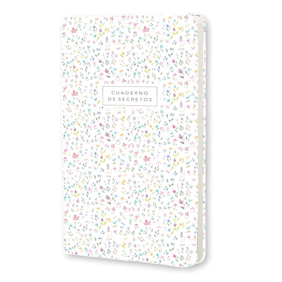 Cuaderno de Bullet Journal Mini flores de acuarela
