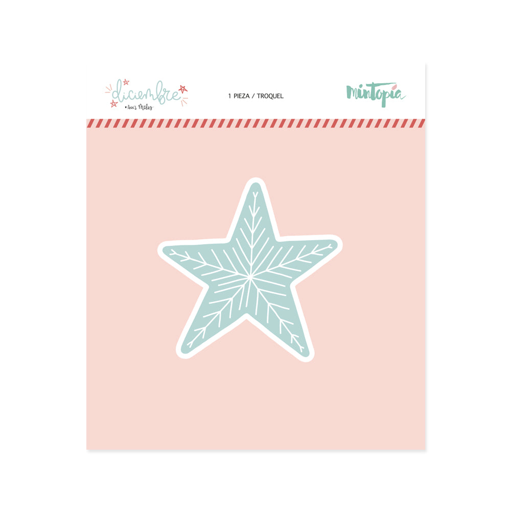 Troquel Diciembre de Mintopía Estrella decorada