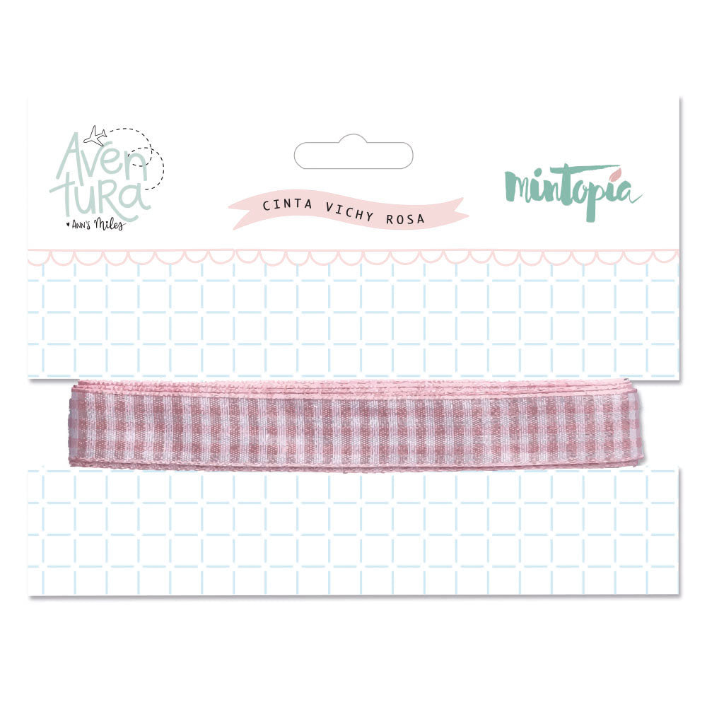 Cinta vichy rosa Aventura