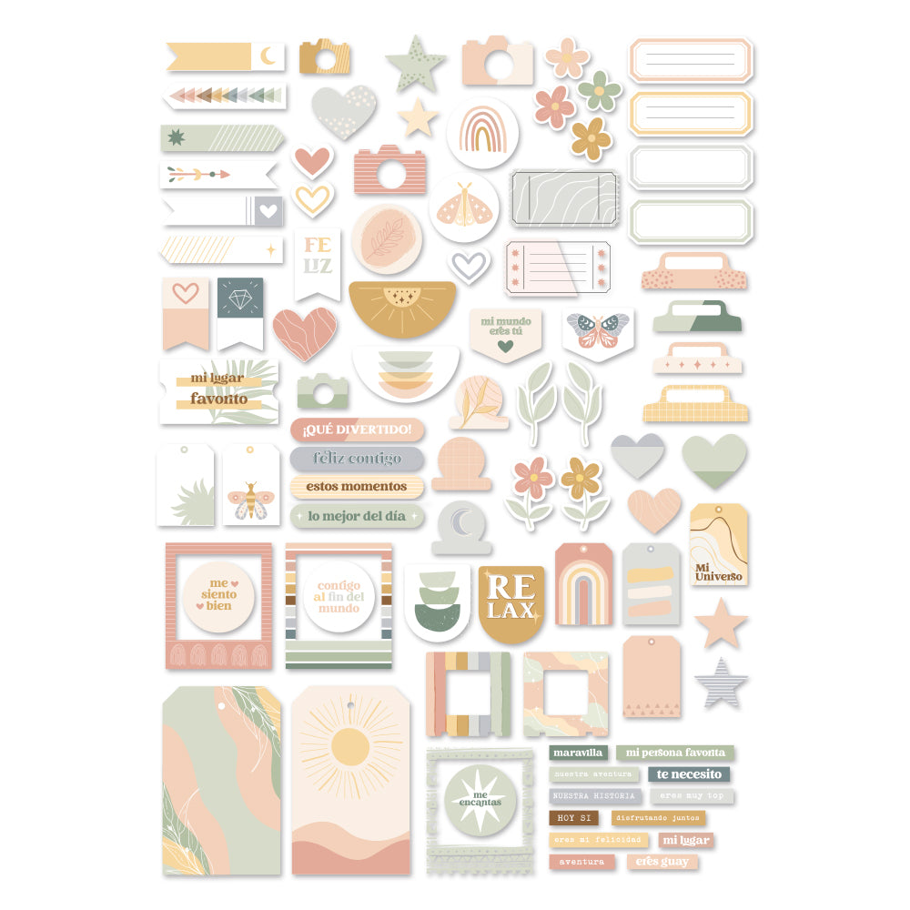 Die cuts boho Back to Basics