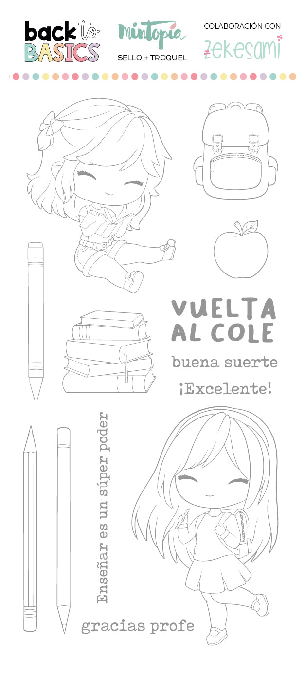 Sello Vuelta al cole Back to Basics