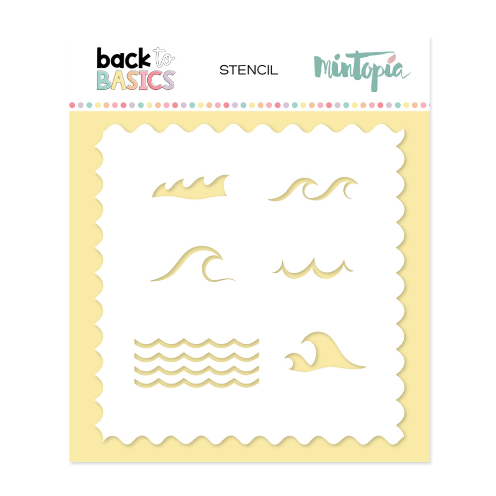 Stencil olas Back to Basics