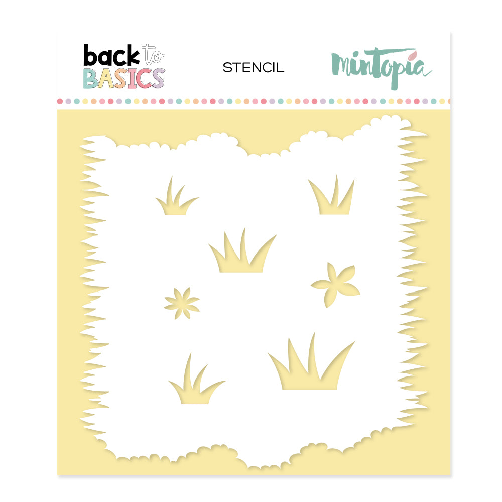 Stencil hierbas Back to Basics