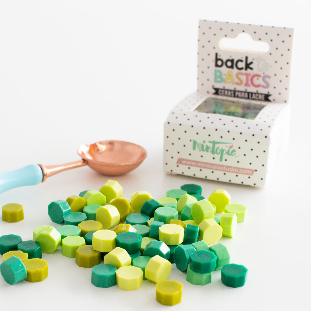 Set perlas de lacre 100 piezas FOREST Back to Basic