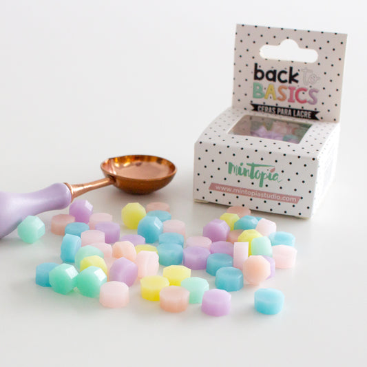 Set perlas de lacre 100 piezas TRASLUCENTS Back to Basic