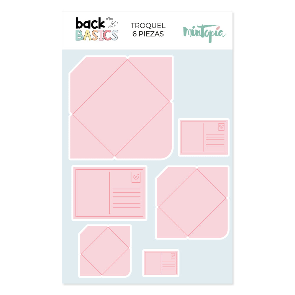 Troquel Mintopía BTB Mini sobres con postal
