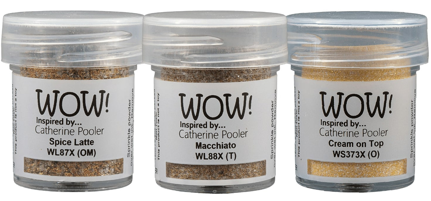 Polvos de embossing Wow - Trio Coffee With Catherine Catherine Pooler