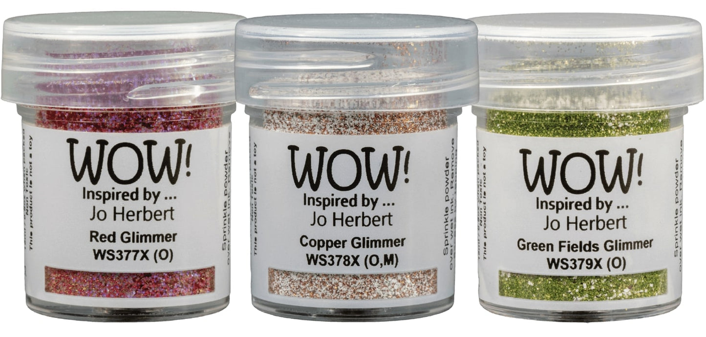 Polvos de embossing Wow - Trio Christmas Tinsel Jo Herbert