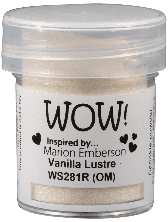 Polvos de embossing Vanilla Lustre - Regular