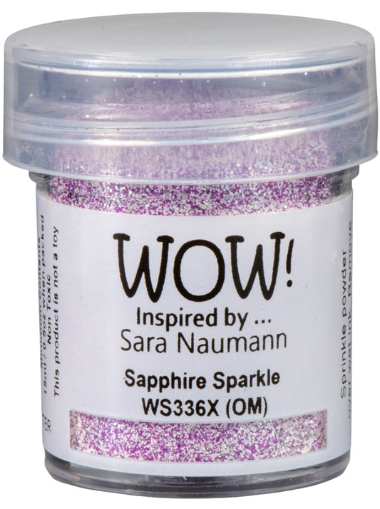 Polvos de embossing Sapphire Sparkle - X Sara Naumann