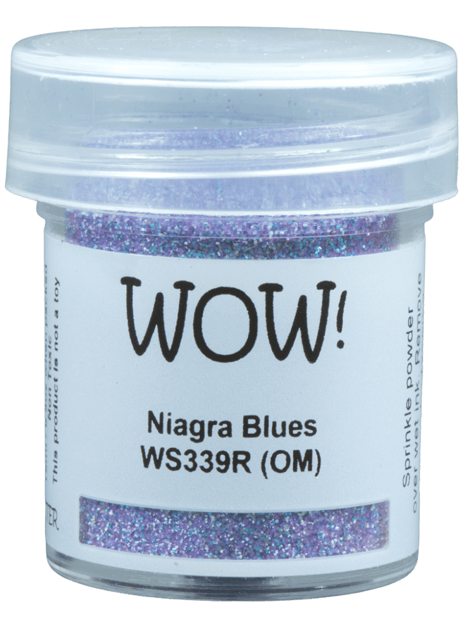 Polvos de embossing Niagra Blues - Regular