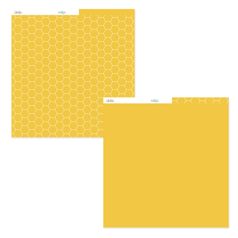 Cartulina estampada De Luxe 12x12" Mintopía Basic 3