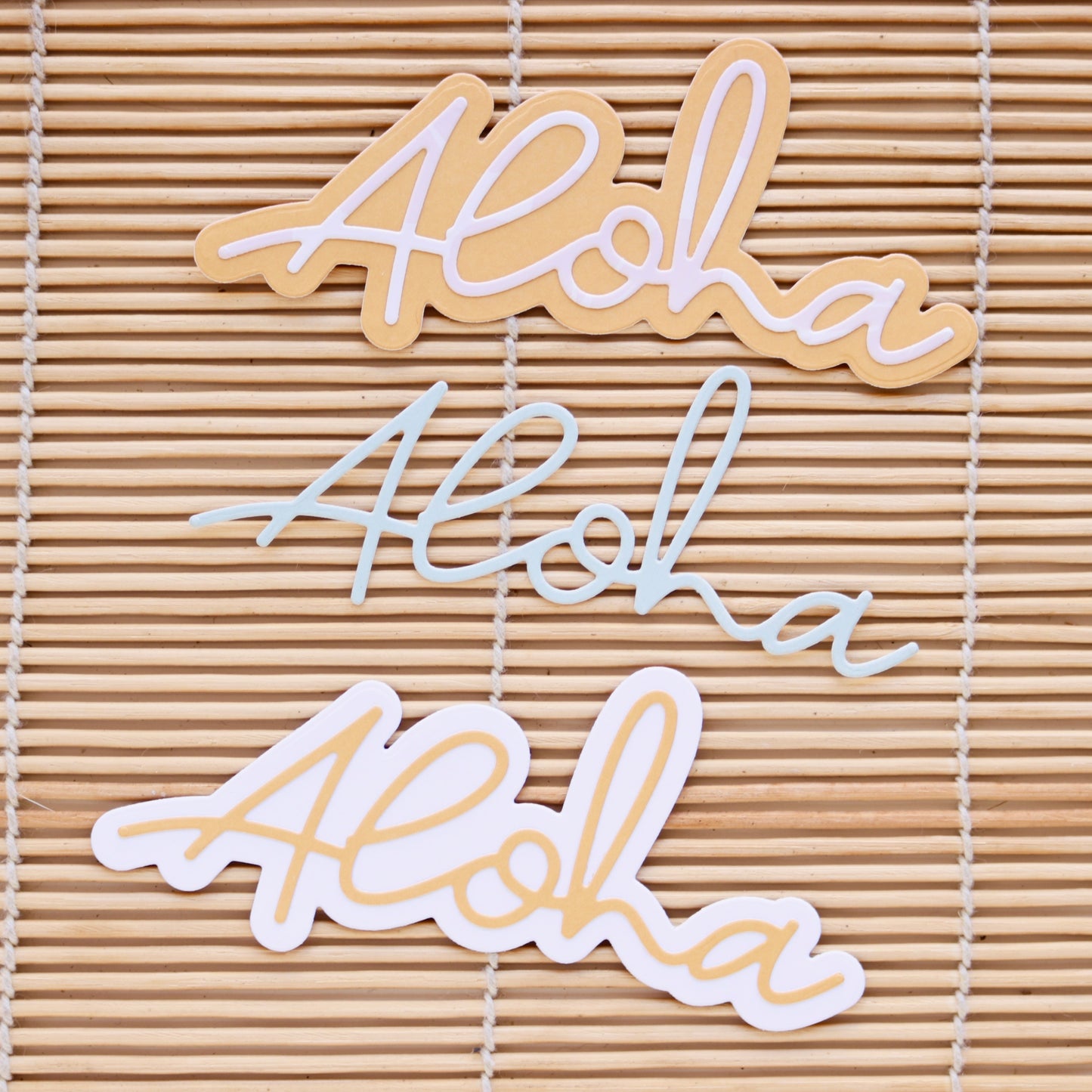 Troquel Aloha Título