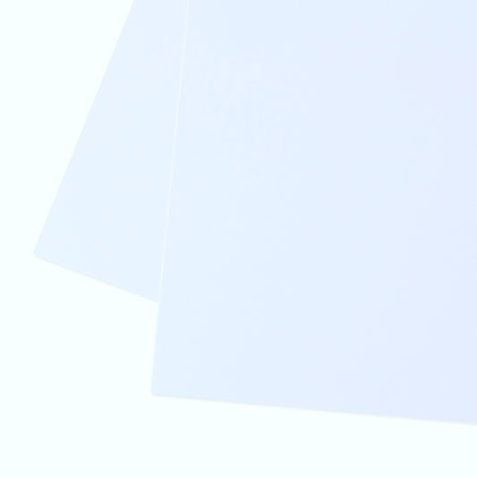 Cartulina PREMIUM Perlada Mintopía 12"x12" Shimmer Blanco