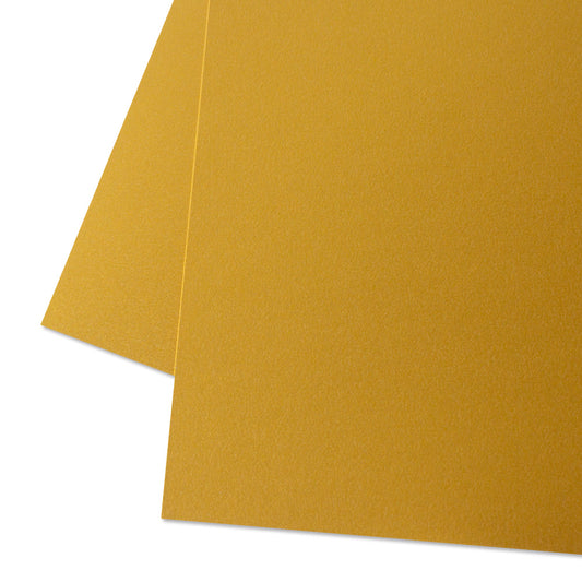 Cartulina PREMIUM Perlada Mintopía 12"x12" Shimmer Oro