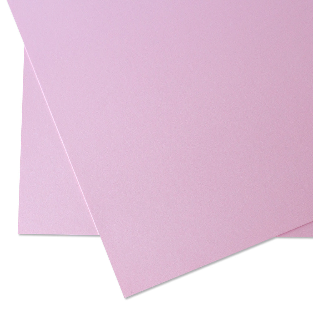 Cartulina PREMIUM Perlada Mintopía 12"x12" Shimmer Rosa pastel