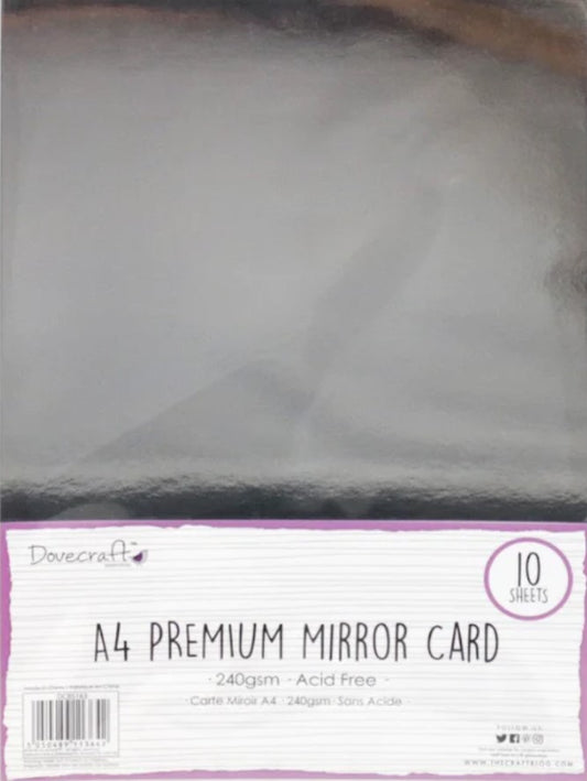 Pad de cartulinas espejo Premium A4 Mirror Silver 10 hojas