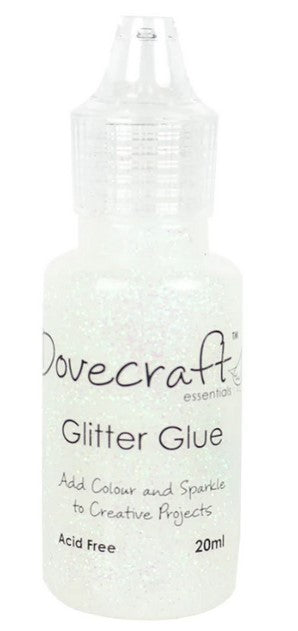 Adhesivo con glitter Dovecraft Glitter Glue Crystal
