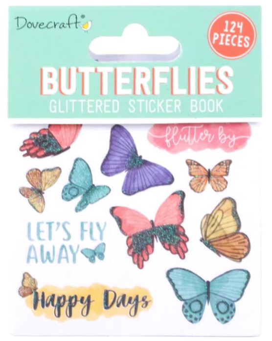 Dovecraft Sticker Book - Butterflies