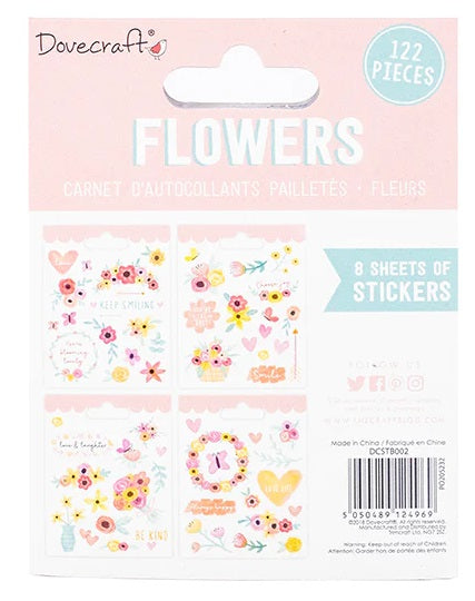 Dovecraft Sticker Book - Flowers