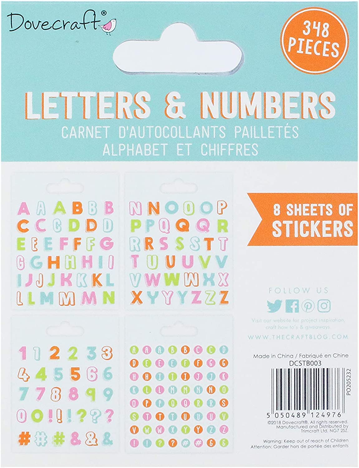 Dovecraft Sticker Book - Alphabet