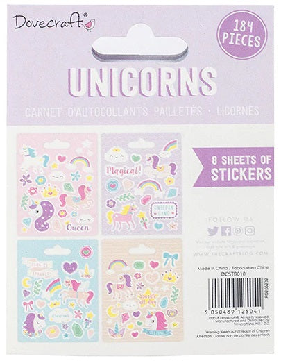 Dovecraft Sticker Book - Unicorns