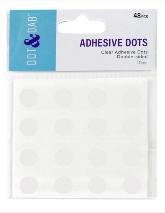 Dot & Dab Glue Dots 15mm diameter x48