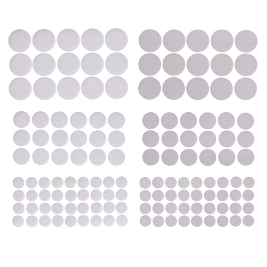 Dots de velcro color blanco medidas surtidas 69 pcs