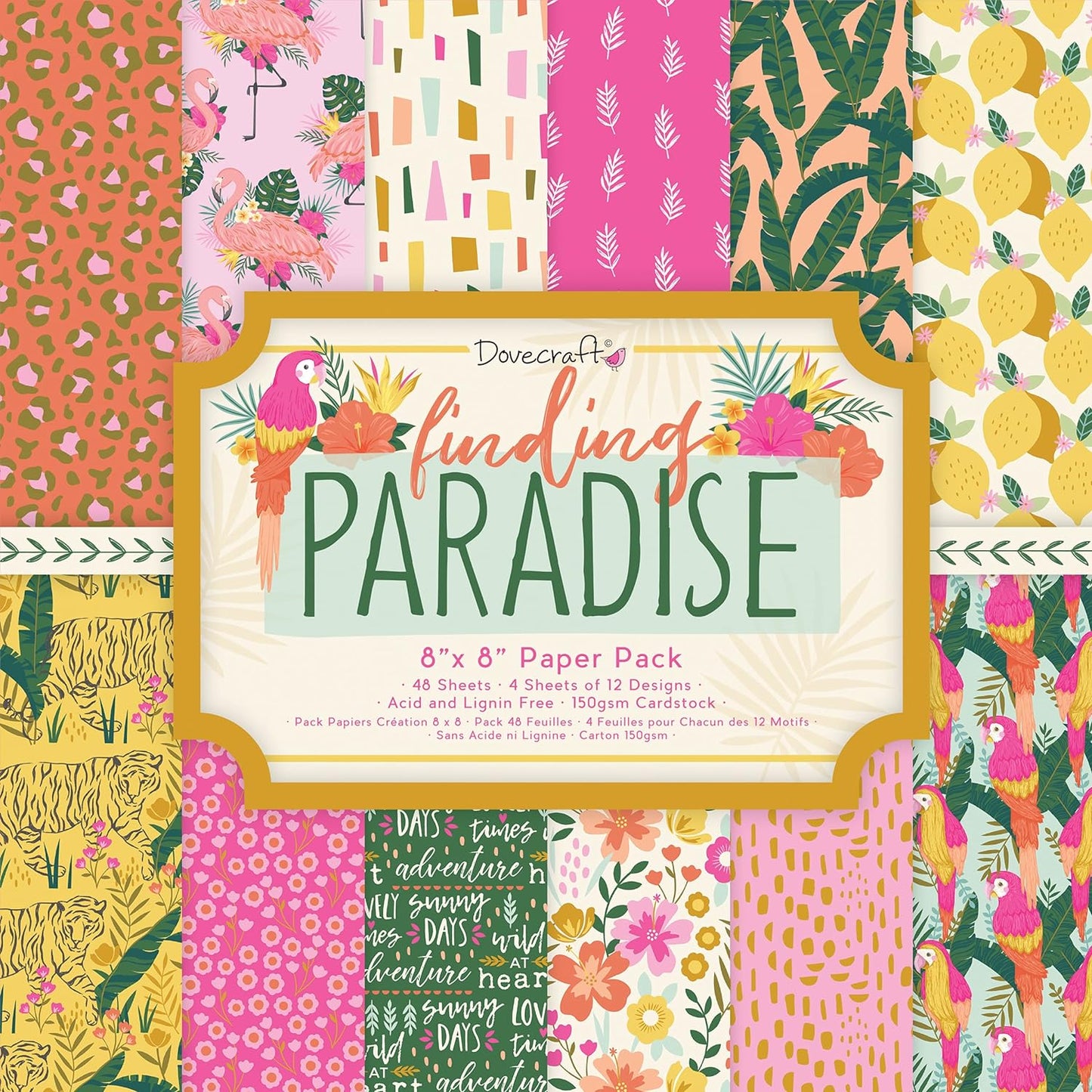 Dovecraft Pad 8x8" Finding Paradise