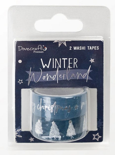 Dovecraft Premium Winter Wonderland Washi Tape 2 pcs