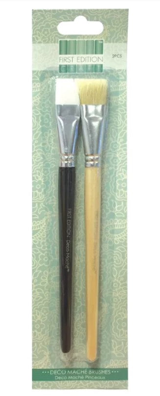 First Edition Deco Mache Brush Set