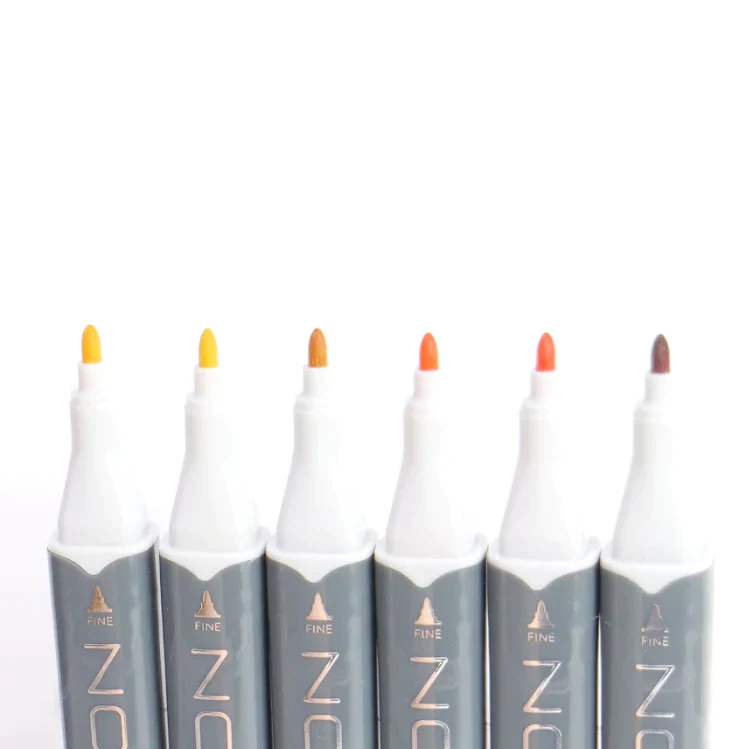 Sketch Markers - 6pcs - Yellows/ Oranges