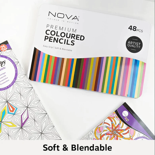 Set de lápices Premium Artist Pencils Nova 48 pcs Vibrant colors