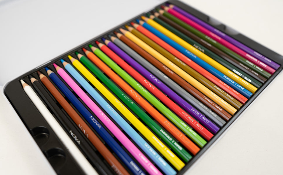 Nova 48 Piece Colouring Pencils