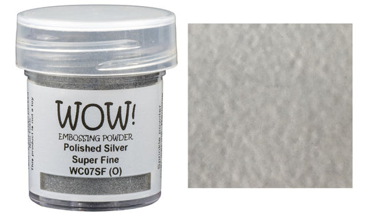 Polvos de embossing WOW Polished Silver Super Fine