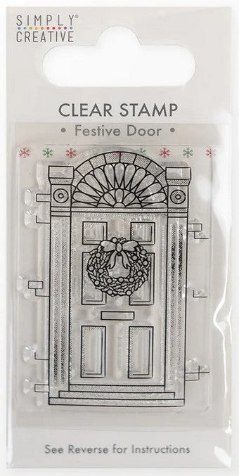 Sello Simply Creative Christmas Festive Door