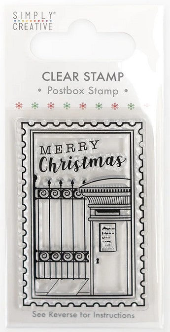 Sello Simply Creative Christmas Postbox Stamp