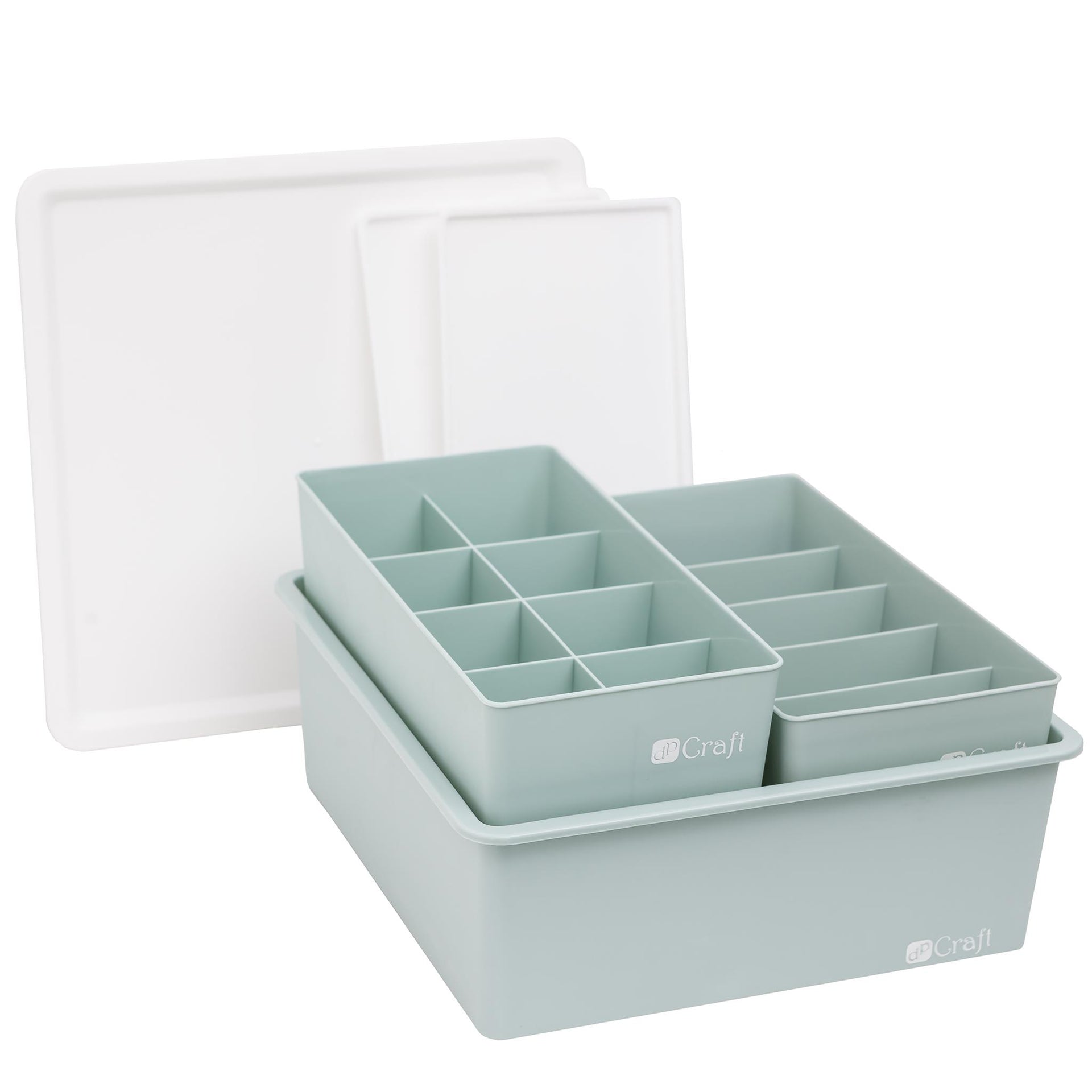 Set de cajas para almacenaje DP Craft color mint 3 pcs – CraftersB2B
