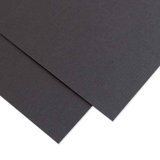 PREMIUM Cardboard Mintopia Fabric Texture 12x12" Black