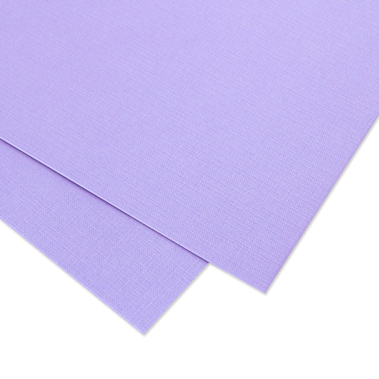 Cartulina PREMIUM Textura Tela Mintopía 12x12" Violeta