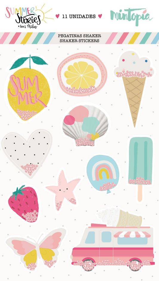 shaker stickers Summer Stories