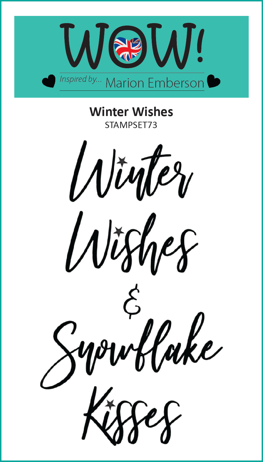 Set de sellos Wow Stamp (A7) - Winter Wishes (by Marion Emberson)