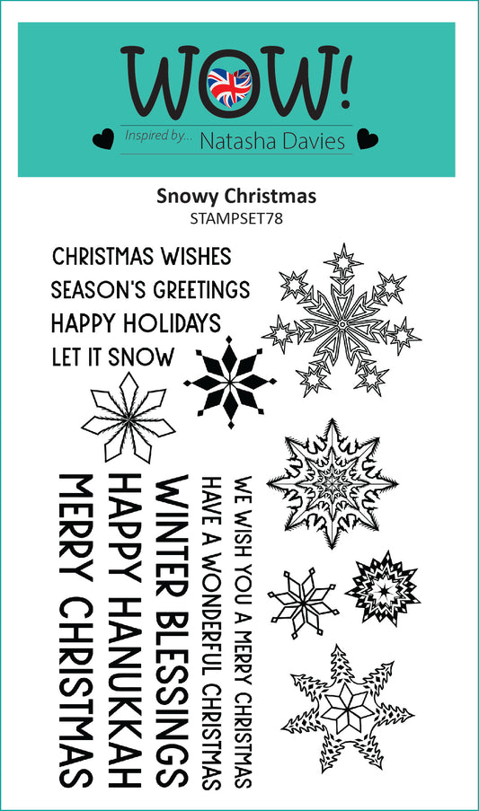 Set de sellos Wow Stamp (A6) - Snowy Christmas (by Natasha Davies)