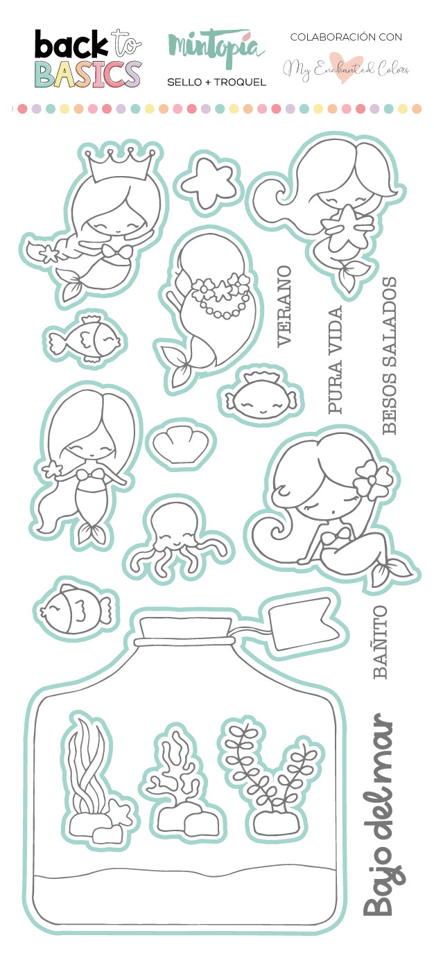 Coordinating Stamp and Die Under the Sea Back to Basics